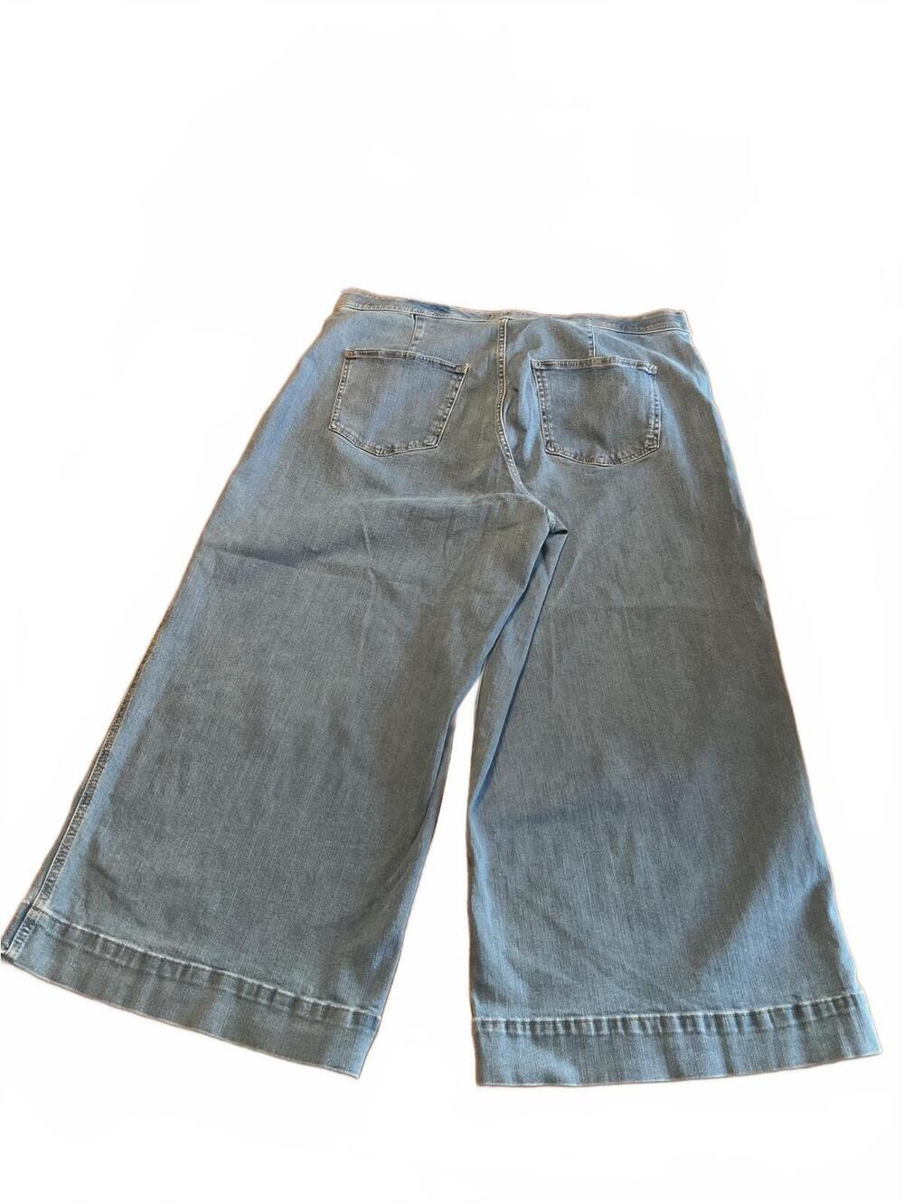 Ava & Viv Women’s Wide Leg Size 16 High Rise Comfort Waist Fitted Waist & Thigh - Picture 2 of 7